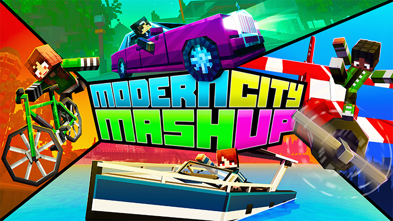 Modern Megacity & Supercars Mashup